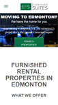 Mobile Screenshot of edmontonfurnishedsuites.com